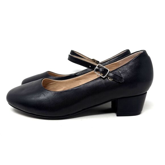 Propet Zuri Mary Jane Pumps Womens Sz 7.5 D Black Leather Comfort Adj. Strap NEW - Picture 4 of 16
